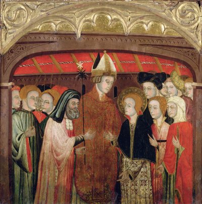 The Marriage of the Virgin by Spanish School